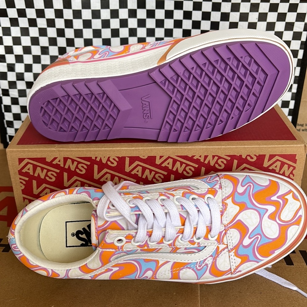 Vans Old Skool Stacked UV Ink Peace WMNS sneakers-platforms - Picture 4 of 16